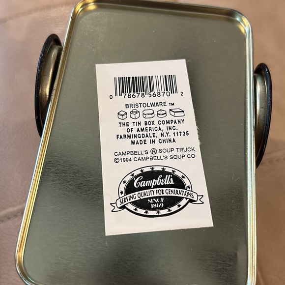 Campbells soup truck 1994 tin - Picture 6 of 6